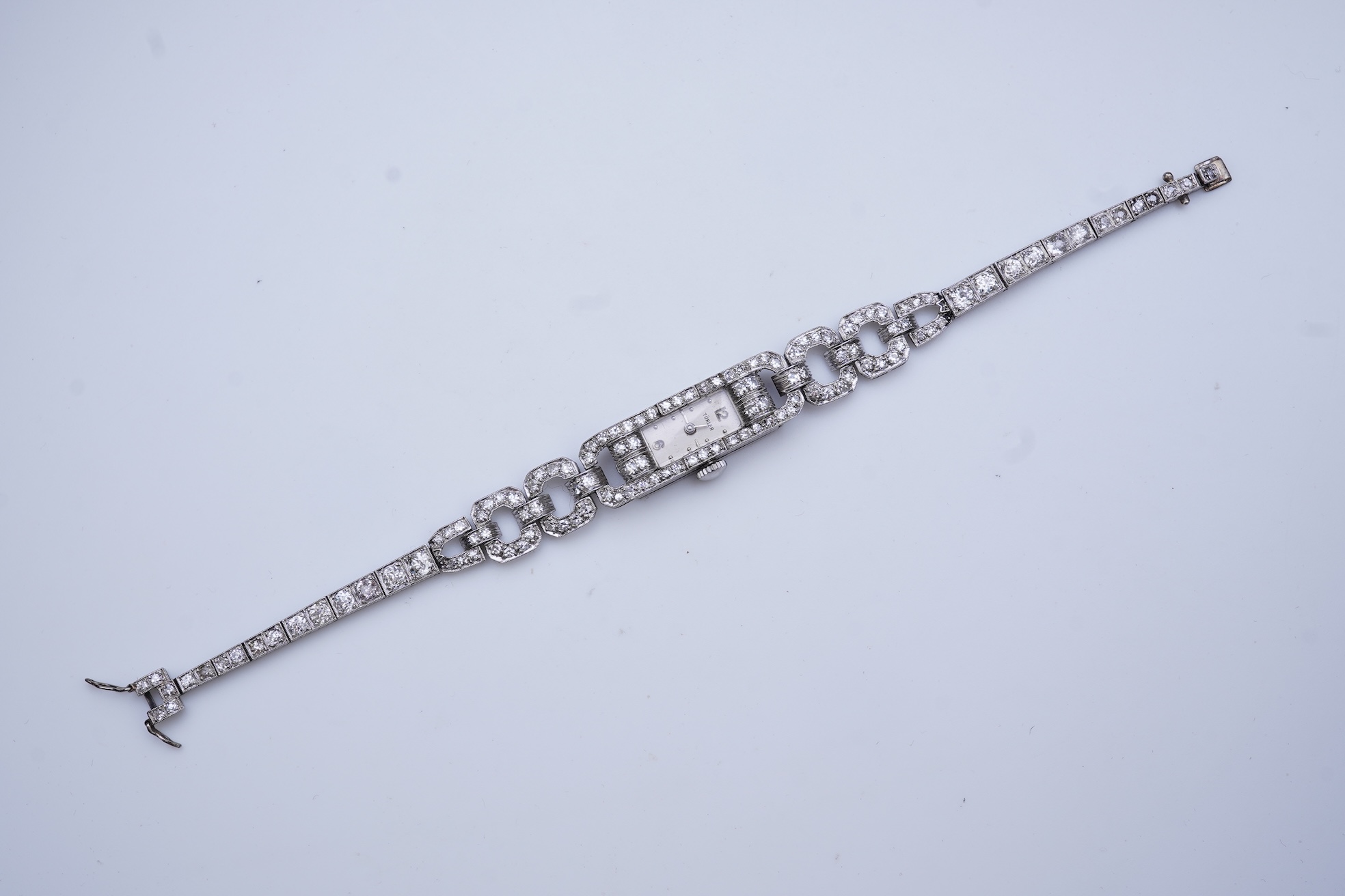 Türler, an Art Deco diamond cocktail watch, 1930s